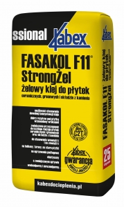 KABEX Fasakol F11 STRONG ŻEL wysokoelastyczny klej żelowy do płytek 25kg