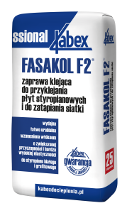 Zaprawa klejąca do płyt styropianowych Fasakol F2