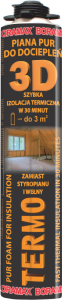 Piana PUR izolacyjna 750 ml TERMO 3D Szybka izolacja