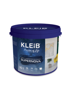 Plamoodporna farba do wnętrz Kleib SUPERNOVA matowa P 2,5L
