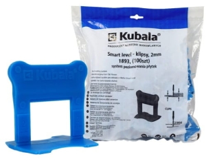 Klipsy do poziomowania Kubala Smart Level-Klipsy 2,0mm 1893  (100szt)
