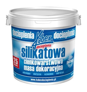 Cienkowarstwowa masa dekoracyjna Silikatowa Kabex Sil 25kg